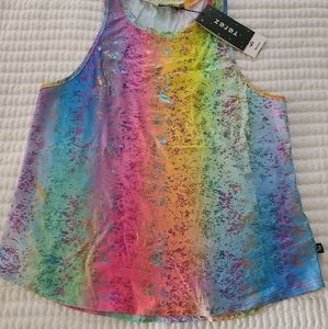 NWT Terez Rainbow Workout Activewear Tank Medium